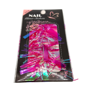 NAM24 Nail Glitter Sticker - Pink Rainbow